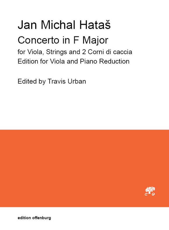 Jan Michal Hataš : Concerto in F Major