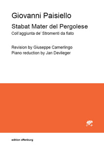 Paisiello, Giovanni: Stabat Mater del Pergolese (Piano reduction and Voices)