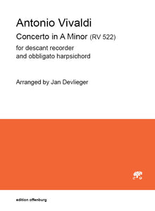 Vivaldi, Antonio: Concerto in A Minor (RV 522)