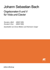 Johann Sebastian Bach: Zwei Sonaten für Viola und Clavier
