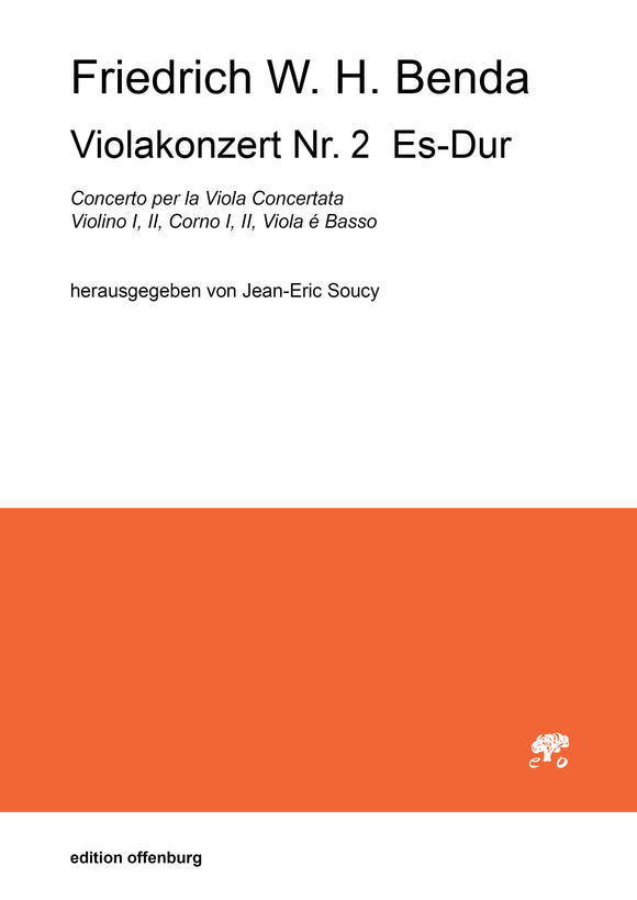 Friedrich Wilhelm Heinrich Benda: Violakonzert Nr. 2  Es-Dur