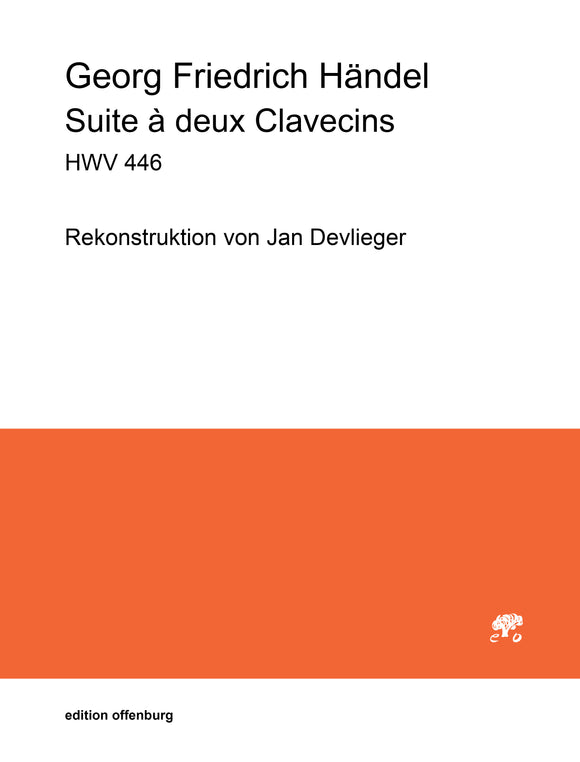 Georg Friedrich Händel: Suite à deux Clavecins (HWV 446)