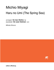 Michio Miyagi: Haru no umi (The Spring Sea) for 2 Violins