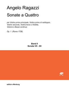 Angelo Ragazzi: Sonate a Quattro, Band II (Sonata 7 - 12)